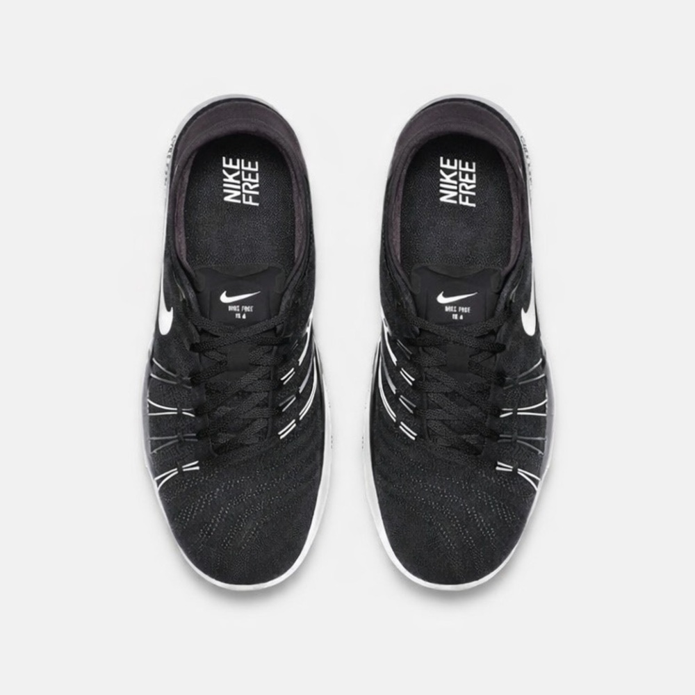 Nike Free TR 6 Women’s Training Shoes Black White Size 8 Athletic Sneakers